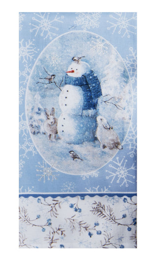 Snowman Terry Tea Towel