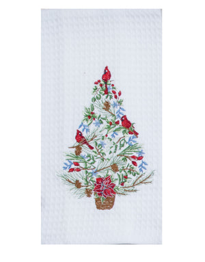 Waffle Tea Towel - Tree