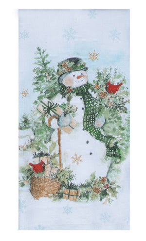 Tea Towel - Sage Santa