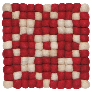 Cranberry Dot Trivet