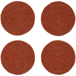 Cinnamon Stick Beaded Coasters