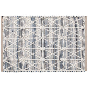 Hexa Denim Chindi Rug