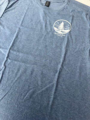 Unisex North Bay T-Shirt Heather Blue