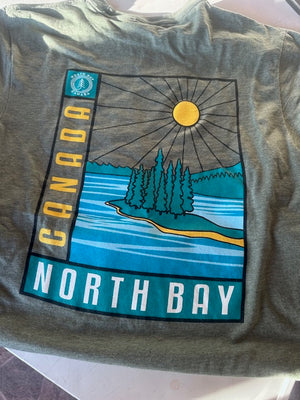 Unisex North Bay T-Shirt - Heather Green