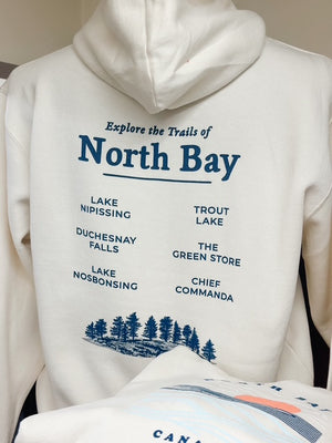 North Bay Landmark Hoodie - Ivory