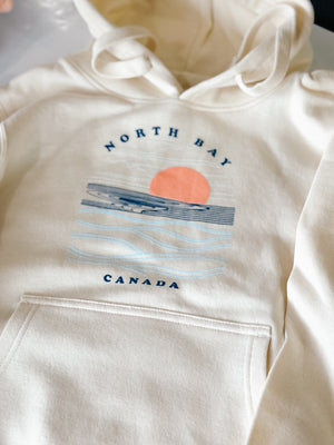 North Bay Landmark Hoodie - Ivory