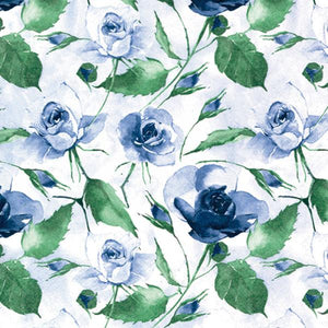Lunch Napkin Blue Floral