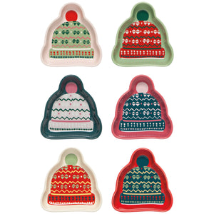 Winter Woolens Christmas Pinch Bowl S/6