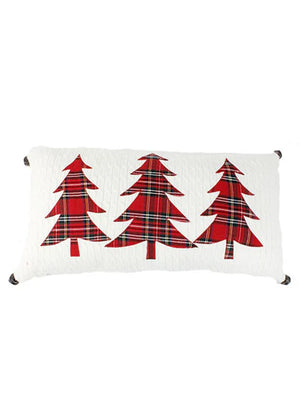 Plaid Tree Pillow