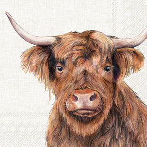 Lunch Napkin - Highland Cow
