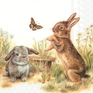 Lunch Napkin - Bunny & Clyde