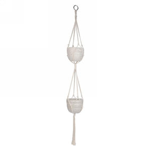 Double Pots Macrame Hanger
