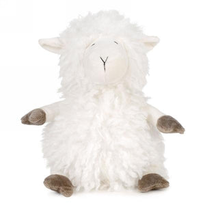 White Hairy Sheep Door Stop