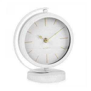 White Table Clock