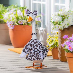 Giddy Goose Cow Print Gown Outfit