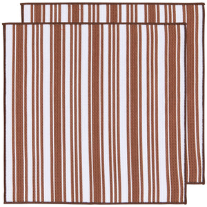 Recycled Microfibre Dishcloth S/2 Chestnut