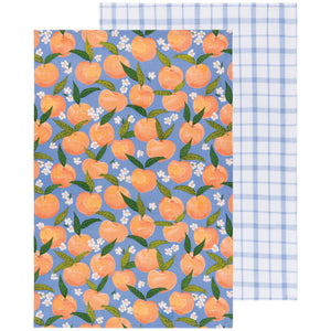 Teatowel S/2 - Peaches