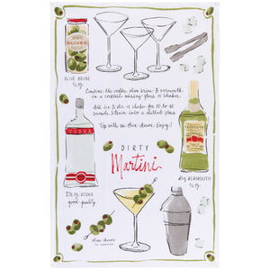 Teatowel Martini