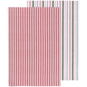 Holiday Recycled Tea Towel S/2