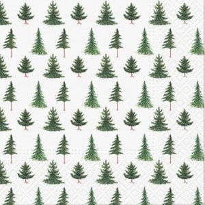 Lunch Napkin Green Trees
