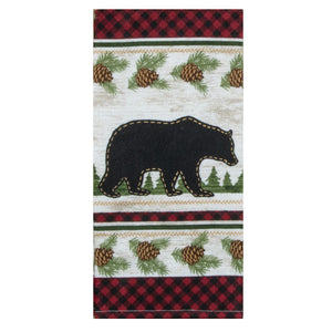 Woodland Bear Terry Tea Towel