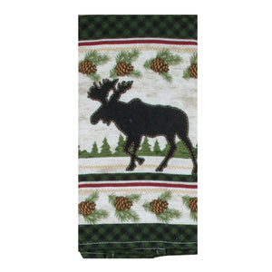 Woodland Moose Terry Tea Towel