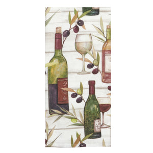 Tuscan Tour Bottle Terry Tea Towel