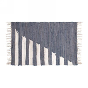 Blue & White Area rug