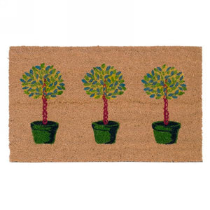 Three Plants Door Mat