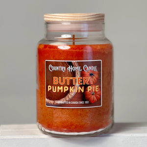Country Home Candle - Buttery Pumpkin Pie
