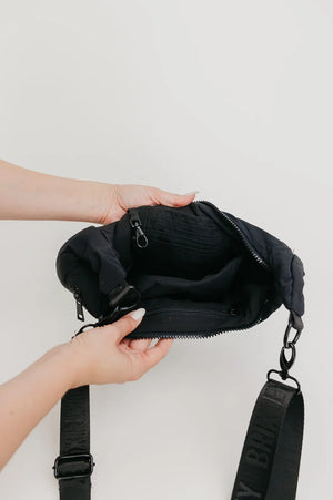Brixley - Onyx Crescent Bag