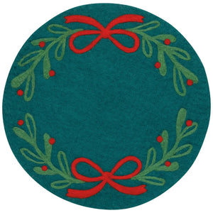 Mistletoe Felt Placemat