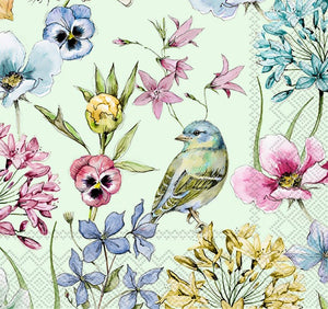 Cocktail Napkin - Freya Green