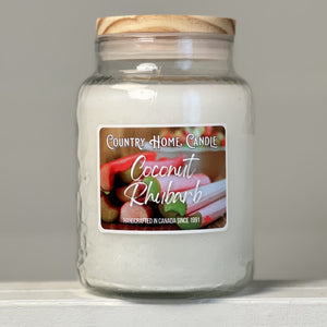 Country Home Candles - Coconut Rhubarb