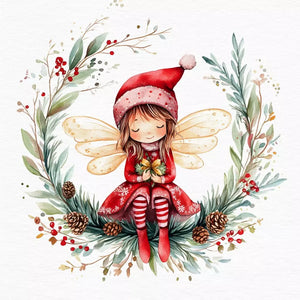 Lunch Napkin - Christmas Fairy
