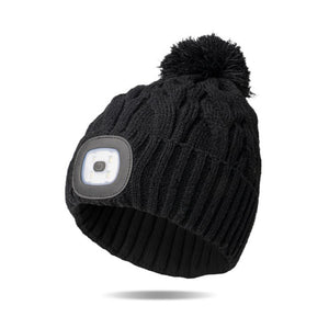 Night Scope Hat with Pom