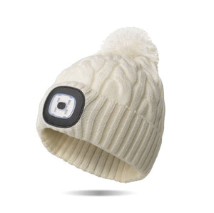 Night Scope Hat with Pom