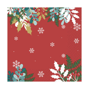Lunch Napkin - Merry Holly