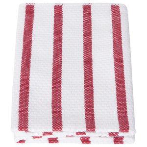 Basketweave Dishcloth Carmine S/2