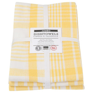 Jumbo Lemon Dishtowels S/3