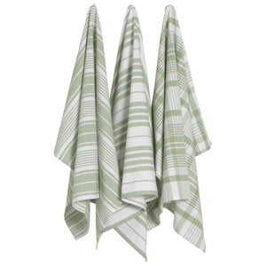 Jumbo Dishtowel Sage S/3