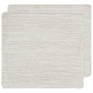 Danica Knit Dishcloths S/2 Dove Grey