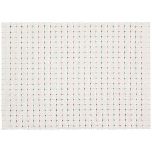 Placemat Ribbed Natural Green