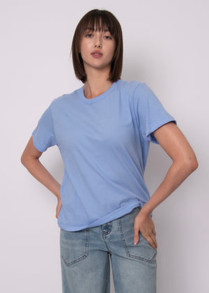 Zaya Short Sleeve Crew - Perri Blue