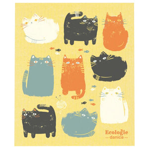 Swedish Dish Cloth - Purrfect Pals