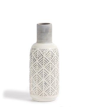 White Ceramic Vase Sm