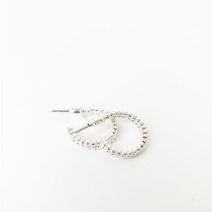 Small Beaded Hoops