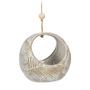 Embossed Hanging Planter