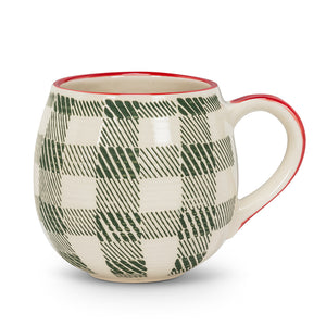 Plaid Ball Mug