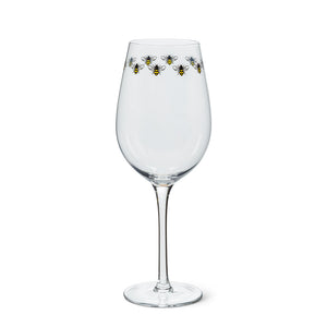 Bumble Bee Wine glass